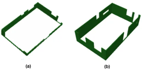 第一次掃描的竣工 BIM 與設計 BIM 的進度狀態顏色標示